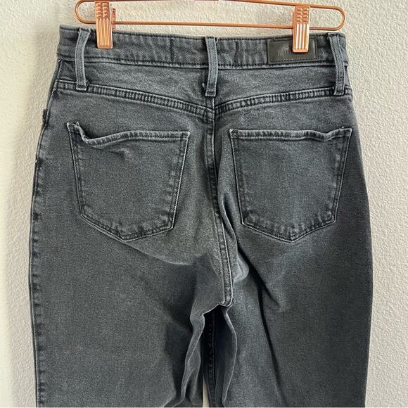 Hollister Ultra High Rise Dad Jeans Black Gray Patch Denim Jeans W26 L31 3R - Picture 8 of 8